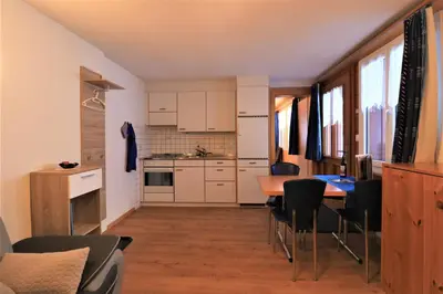 Küche/Küchenzeile in der Unterkunft Chalet Ideal Saas-Fee