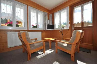 TV/Unterhaltungsangebot in der Unterkunft Chalet Ideal Saas-Fee