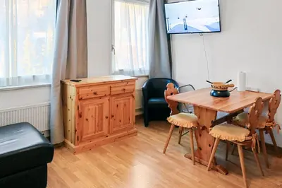 TV/Unterhaltungsangebot in der Unterkunft Studio cosy au centre de Crans-Montana (1-4 personnes)