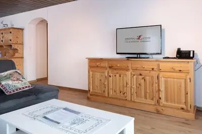 TV/Unterhaltungsangebot in der Unterkunft Apartment Jungfrau Lodge
