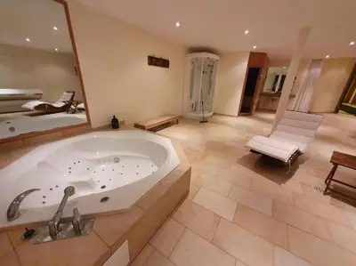 Ein Badezimmer in der Unterkunft Ski-in cosy studio