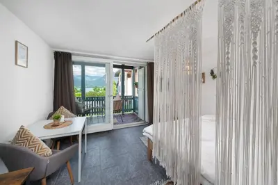 Ein Bett oder Betten in einem Zimmer der Unterkunft 