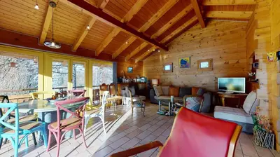 TV/Unterhaltungsangebot in der Unterkunft Chalet in the heart of the Val d'Anniviers resort