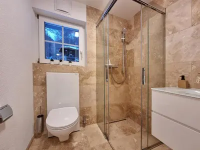 Ein Badezimmer in der Unterkunft Zum Lerch Penthouse