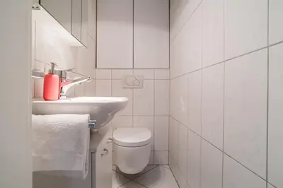 Ein Badezimmer in der Unterkunft Apartment Ahornisegg - GRIWA RENT AG