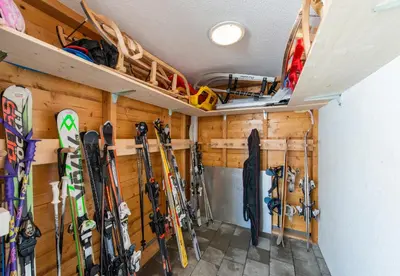 Das Fitnesscenter und/oder die Fitnesseinrichtungen in der Unterkunft Waldbort Penthouse