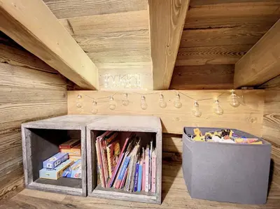 Die Bibliothek in der Ferienwohnung