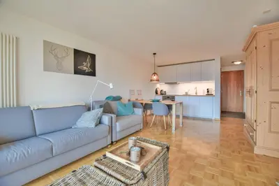 Ein Sitzbereich in der Unterkunft Casa Arturo 412