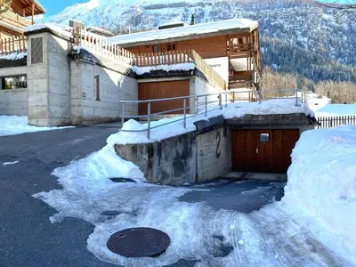 Ein allgemeiner Bergblick oder ein Berglick von der Ferienwohnung aus