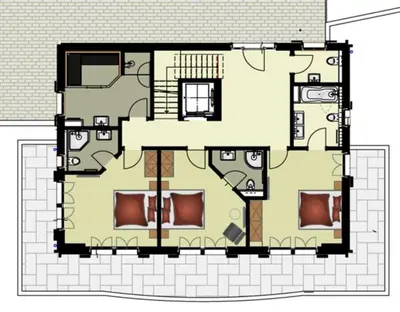 Grundriss der Unterkunft Chalet La Gioventu - GRIWA RENT AG
