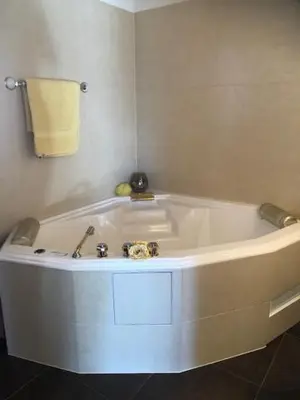 Ein Badezimmer in der Unterkunft Chalet Charmj, Bettmeralp