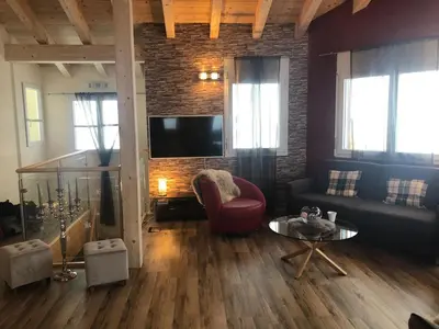 TV/Unterhaltungsangebot in der Unterkunft Chalet Charmj, Bettmeralp