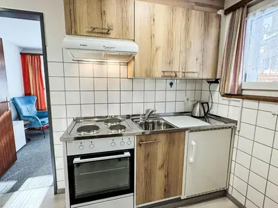 Küche/Küchenzeile in der Unterkunft Apartment Hubertus-1 by Interhome