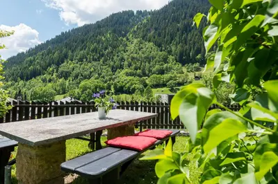 Naturlandschaft in der Nähe des Chalets
