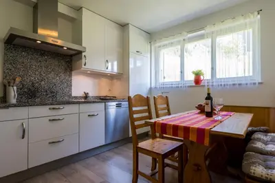 Küche/Küchenzeile in der Unterkunft Jewel Duplex