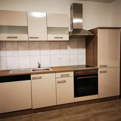 Küche/Küchenzeile in der Unterkunft Ferienwohnung Crea