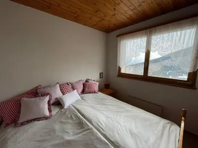 Ein Bett oder Betten in einem Zimmer der Unterkunft Gemütliche Wohnung mit Traumaussicht!
