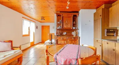 Küche/Küchenzeile in der Unterkunft Gemütliche Wohnung mit Traumaussicht!