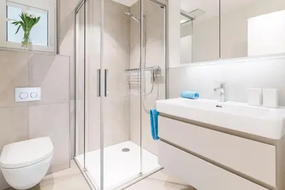 Ein Badezimmer in der Unterkunft Chalet Alpenheim 1