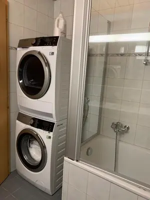 Ein Badezimmer in der Unterkunft Ferienwohnung Talhaus