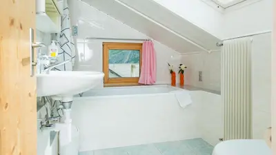 Ein Bett oder Betten in einem Zimmer der Unterkunft Haus Belle-Vue