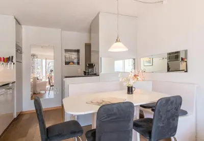 Küche/Küchenzeile in der Unterkunft Eiger Residence