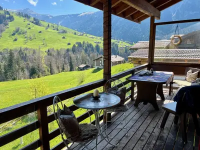 Naturlandschaft in der Nähe des Chalets