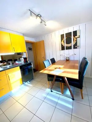 Küche/Küchenzeile in der Unterkunft Apartments Chalet Tatyana
