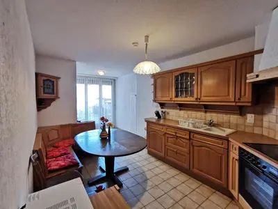 Küche/Küchenzeile in der Unterkunft Interlaken Apartment 25