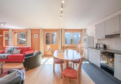 Küche/Küchenzeile in der Unterkunft Chalet Bergrose