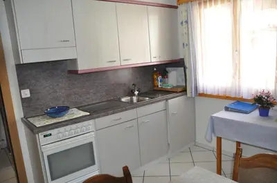 Küche/Küchenzeile in der Unterkunft Apartmenthaus Holiday