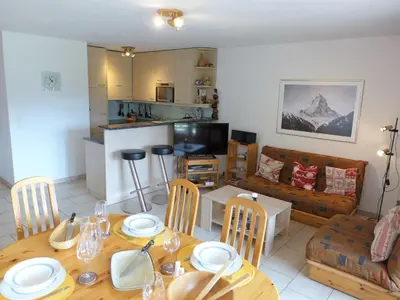 Küche/Küchenzeile in der Unterkunft Apartment Victoria B 23 by Interhome