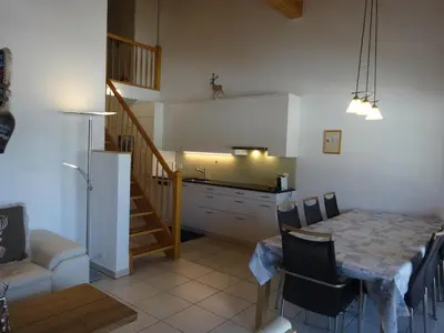 Küche/Küchenzeile in der Unterkunft Abusunna Penthouse
