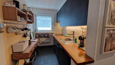 Küche/Küchenzeile in der Unterkunft Haus VALLESIA