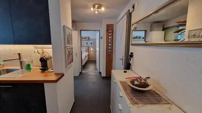 Küche/Küchenzeile in der Unterkunft Haus VALLESIA