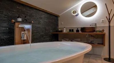 Ein Badezimmer in der Unterkunft SALZANO Apartments