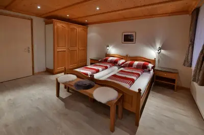 Ein Bett oder Betten in einem Zimmer der Unterkunft Studio Eigerblick