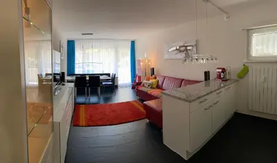 Ein Sitzbereich in der Unterkunft Apartment Zayetta Nr. 16