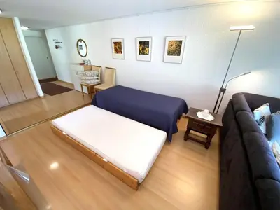 Ein Bett oder Betten in einem Zimmer der Unterkunft Adler 85