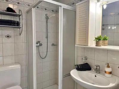 Ein Badezimmer in der Unterkunft ALCAZAR apartments