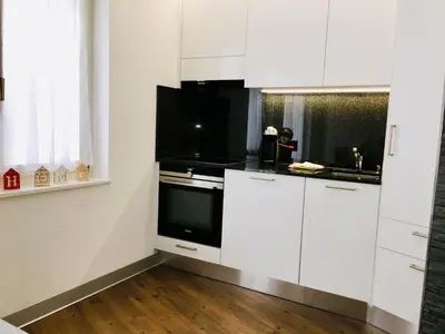 Küche/Küchenzeile in der Unterkunft ALCAZAR apartments