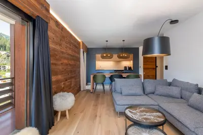 Ein Sitzbereich in der Unterkunft L'appartement de Marie