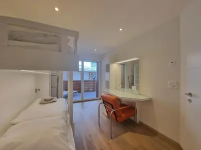 Ein Bett oder Betten in einem Zimmer der Unterkunft Duplex Apartment Bella Coppia