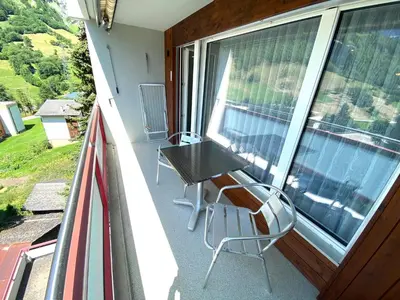 Ein Balkon oder eine Terrasse in der Unterkunft Adler 86
