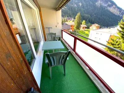 Ein allgemeiner Bergblick oder ein Berglick von der Ferienwohnung aus