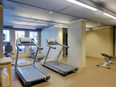 Das Fitnesscenter und/oder die Fitnesseinrichtungen in der Unterkunft Apartment Enzian 720 by Interhome