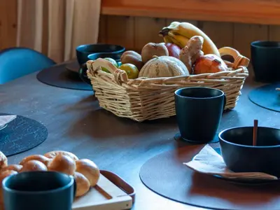 Essen im Chalet oder in der Nähe