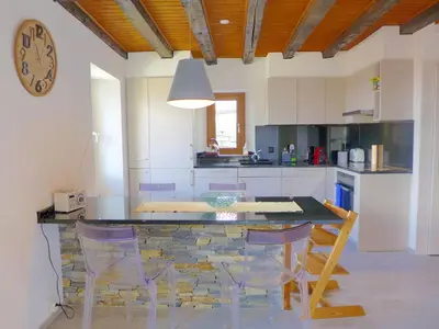 Küche/Küchenzeile in der Unterkunft Apartment Tilleul by Interhome