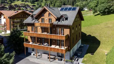 Das Gebäude in dem sich die Ferienwohnung befindet