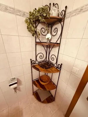 Ein Badezimmer in der Unterkunft Appartement in 1700m mit Traumblick
